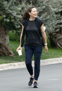 Jennifer Garner in a Black Tee