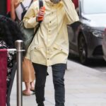 Kara Tointon in a Yellow Raincoat Was Seen Out in London 08/12/2021