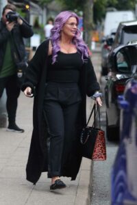 Kerry Katona in a Black Outfit