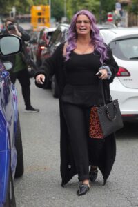 Kerry Katona in a Black Outfit