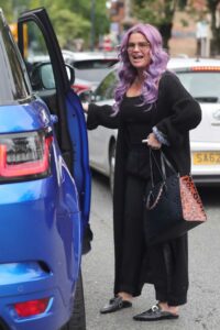 Kerry Katona in a Black Outfit