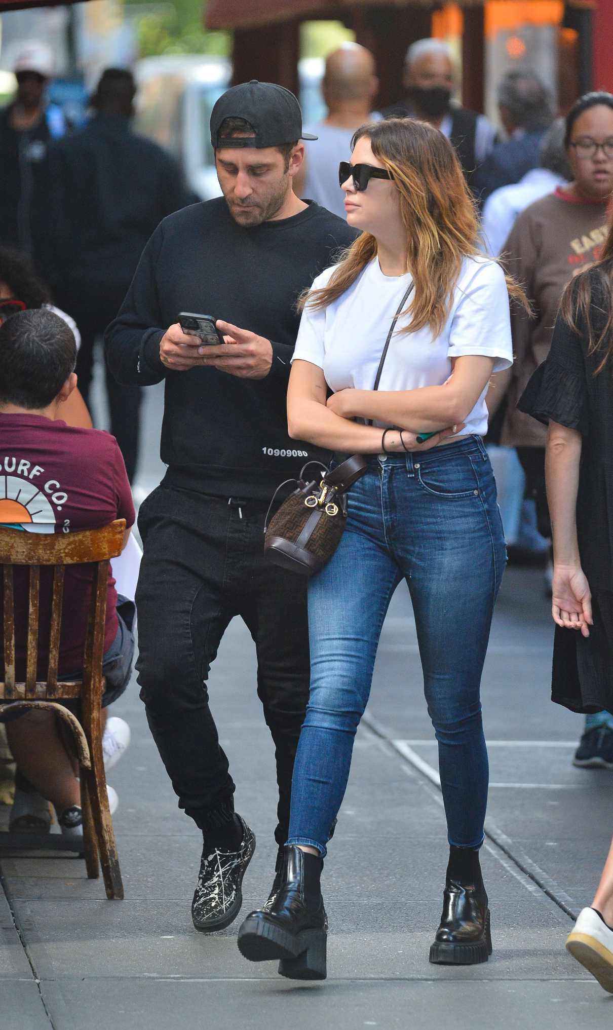 Ashley Benson in a White Tee