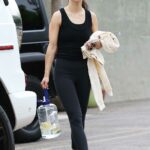 Cara Santana in a Black Tank Top Leaves the Gym in West Hollywood 09/01/2021