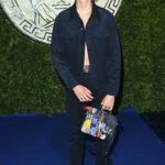 Evan Mock Attends the Versace Special Event During 2021 Milan Fashion Week in Milan 09/26/2021