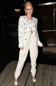 Kristen Stewart in a White Pants