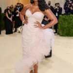 Megan Thee Stallion Attends 2021 Met Gala In America: A Lexicon of Fashion at Metropolitan Museum of Art in New York City 09/13/2021