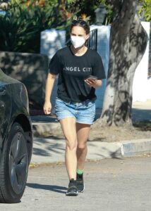 Natalie Portman in a Black Tee