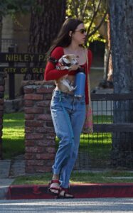 Scout Willis in a Red Top