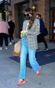 Dakota Johnson in a Blue Jeans