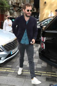 Jamie Dornan in a White Sneakers