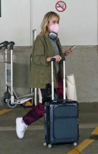 Kiernan Shipka in a White Sneakers