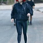 Rebel Wilson in a Red Hat Does a Solo Hike in the Hills of Los Angeles 10/16/2021