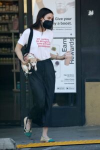 Scout Willis in a White Tee