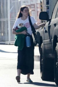 Scout Willis in a White Tee