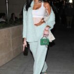 Winnie Harlow in a White Sports Bra Was Seen Out in Beverly Hills 10/16/2021
