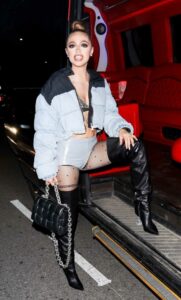 Woah Vicky in a Grey Shorts