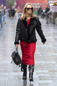 Amanda Holden in a Black Jacket