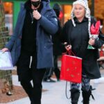 Deborra-Lee Furness Leaves Bar Pitti with Hugh Jackman in New York 11/28/2021