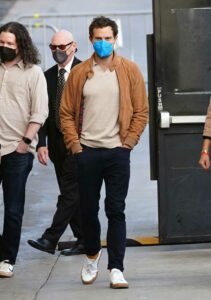 Jamie Dornan in a Protective Mask