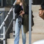 Jennifer Aniston in a Black Turtleneck Heads to Photoshoot in Beverley Hills 11/16/2021