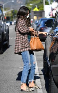 Jordana Brewster in a Blue Ripped Jeans