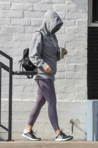 Katy Perry in a Grey Hoodie