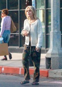 Kiernan Shipka in a Camo Pants