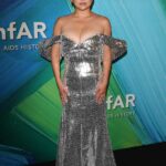 Lana Condor Attends amfAR Gala Honoring Jeremy Scott and TikTok at the Pacific Design Center in West Hollywood 11/04/2021