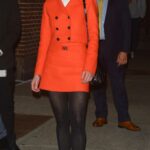 Rosamund Pike in an Orange Suit Was Seen Out in NYC 11/18/2021