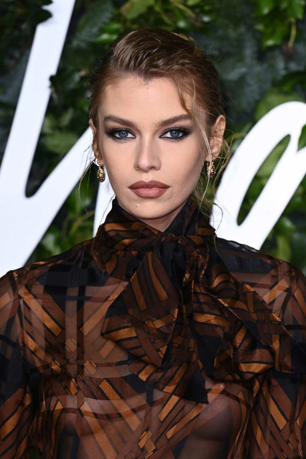 Stella Maxwell Attends 2021 British Fashion Awards at Royal Albert Hall
