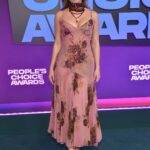 Addison Rae Attends the 47th Annual People’s Choice Awards at Barker Hangar in Santa Monica 12/07/2021