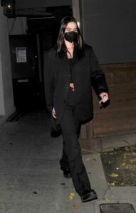 Amelia Gray Hamlin in a Black Outfit