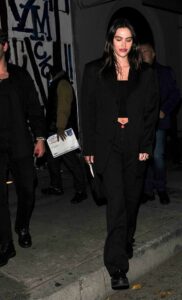 Amelia Gray Hamlin in a Black Outfit