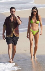 Bella Banos in a Light Green Bikini