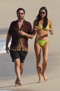 Bella Banos in a Light Green Bikini