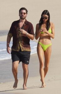 Bella Banos in a Light Green Bikini