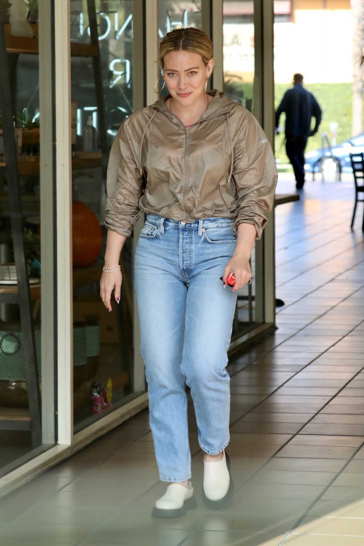 Hilary Duff in a Blue Jeans