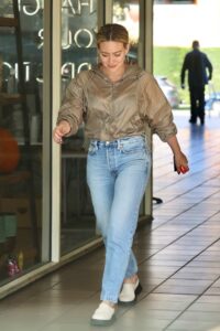 Hilary Duff in a Blue Jeans