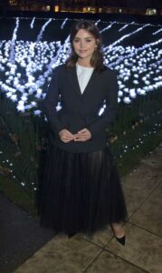 Jenna Coleman in a Black Blazer