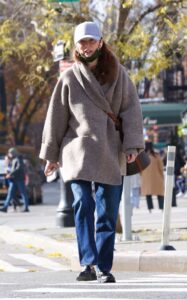 Julianne Moore in a Grey Cap