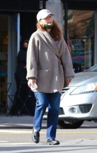 Julianne Moore in a Grey Cap
