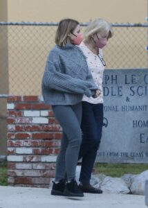 Kristen Bell in a Grey Sweater