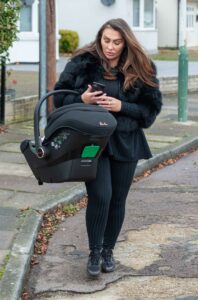 Lauren Goodger in a Black Outfit