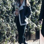 Millie Mackintosh in a Black Jacket Was Seen Out witn Hugo Taylor in London 12/28/2021