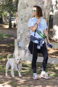 Natalie Portman in a Grey Tee