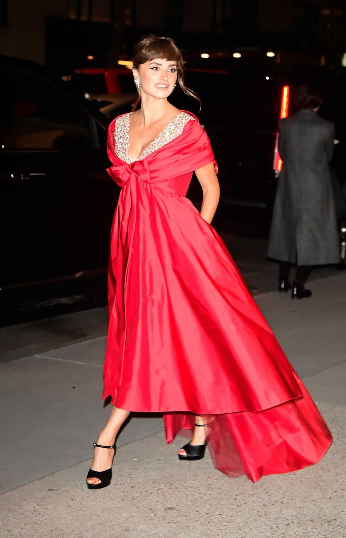Penelope Cruz in a Red Dress