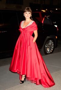 Penelope Cruz in a Red Dress