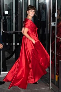 Penelope Cruz in a Red Dress