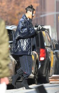 Rihanna in a Black Jacket