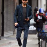 Ryan Reynolds in a Black Blazer Was Seen Out in New York 12/11/2021